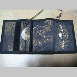 Avenged Sevenfold, hrubá, pevná, textilná peňaženka s retiazkou a karabínkou